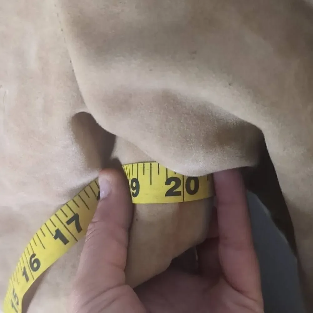 Vintage Faux Sherpa Leather Coat Vinyl Suede Womens L Large